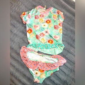 MJ rash guard girls bathing suit.